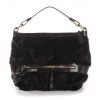 Lamb Fur Shoulder Bag with Leather (Helena)